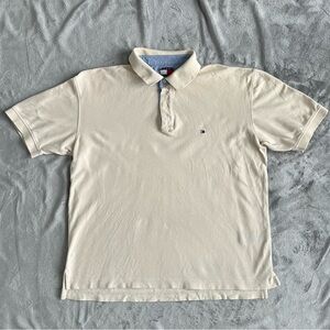 Tommy Hilfiger Men's Beige Polo Shirt